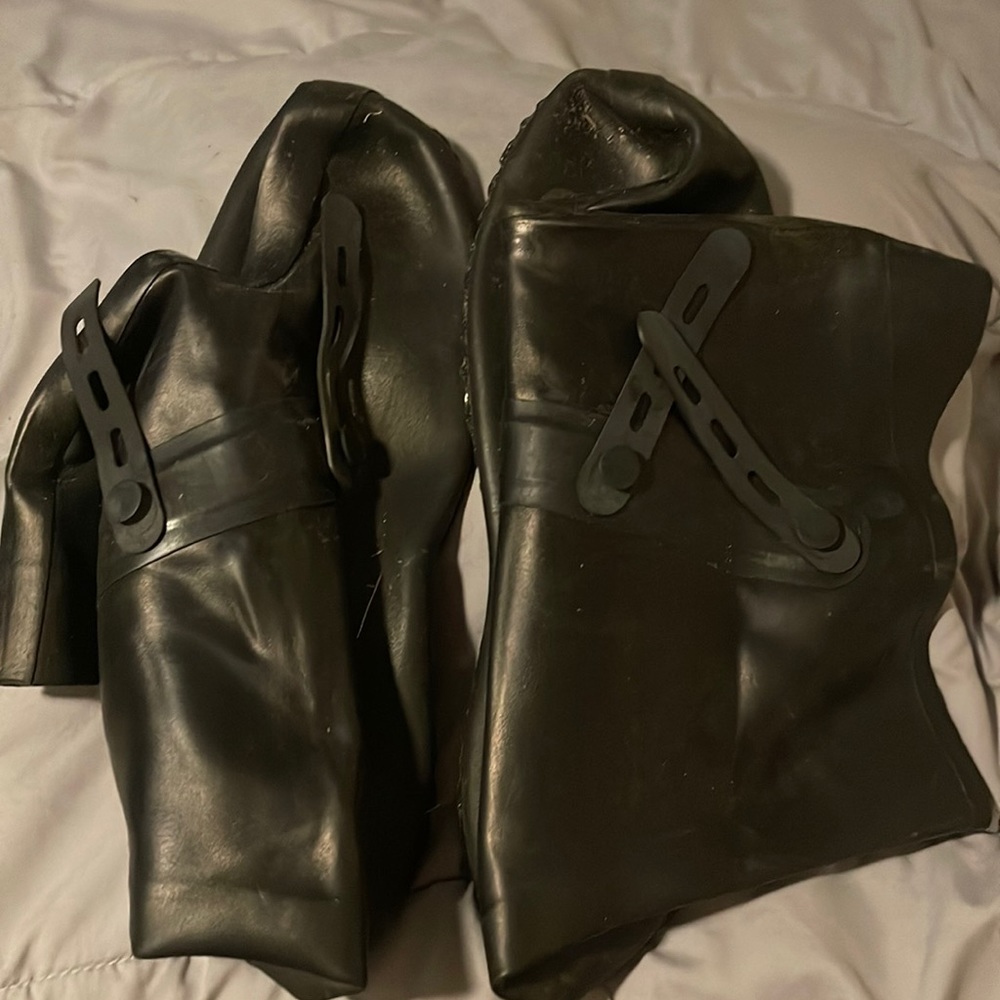 Army Rain Over Boots